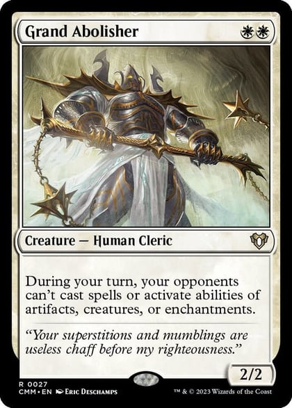 Grand Abolisher, Commander Masters 27