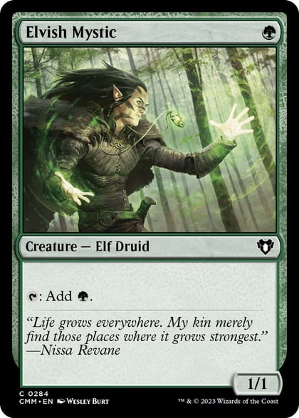 Elvish Mystic, Commander Masters 284