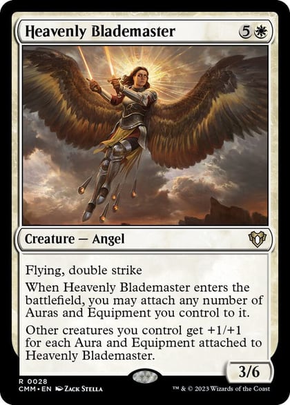 Heavenly Blademaster, Commander Masters 28
