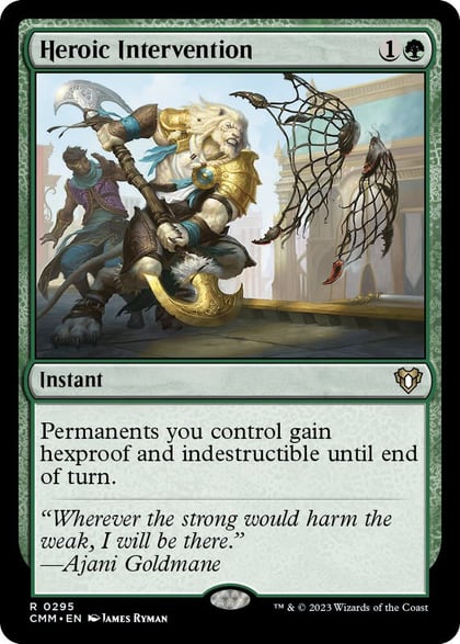 Heroic Intervention, Commander Masters 295