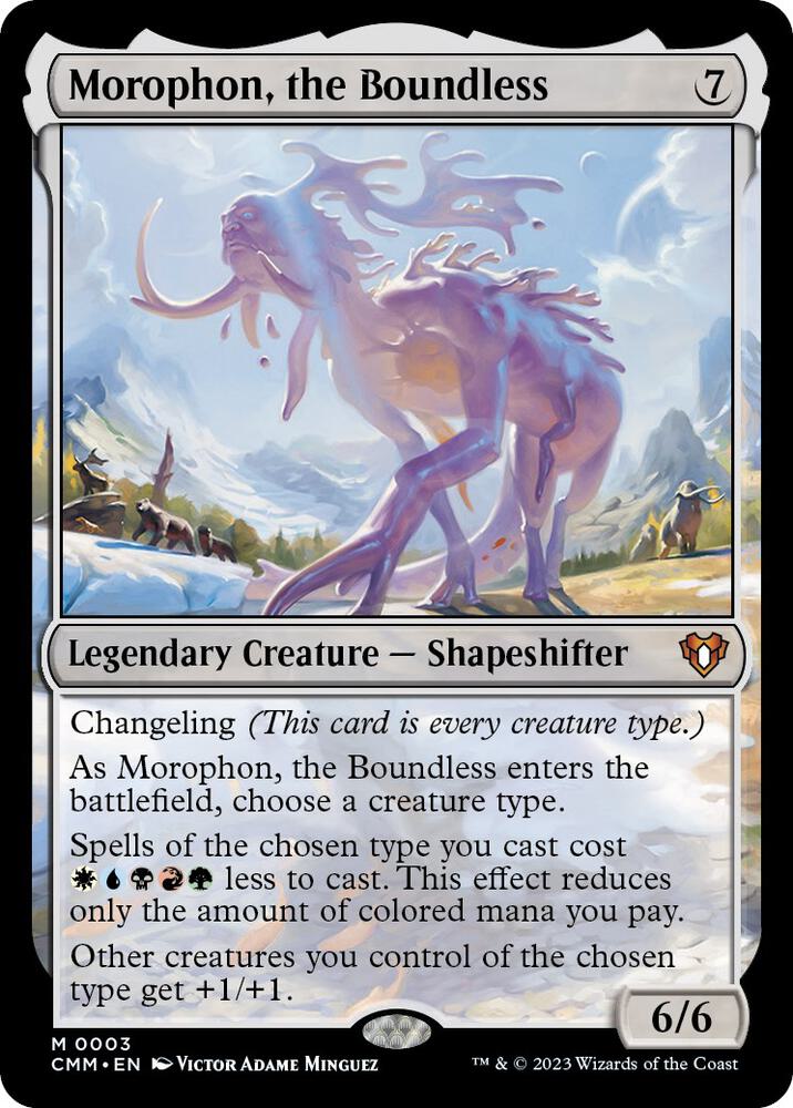 Morophon, the Boundless, Commander Masters 3