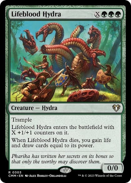 Lifeblood Hydra, Commander Masters 303
