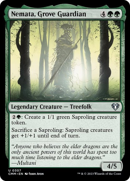 Nemata, Grove Guardian, Commander Masters 307