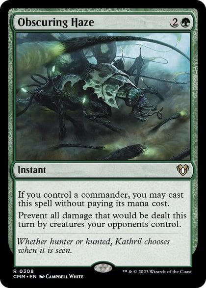 Obscuring Haze, Commander Masters 308