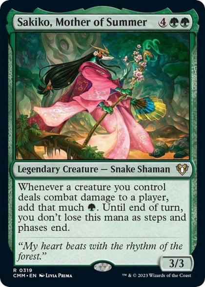 Sakiko, Mother of Summer, Commander Masters 319
