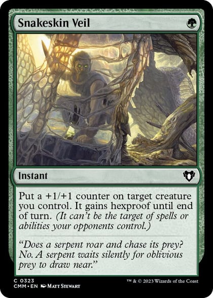 Snakeskin Veil, Commander Masters 323