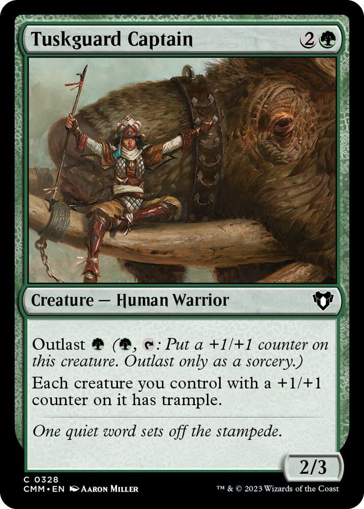 Tuskguard Captain, Commander Masters 328