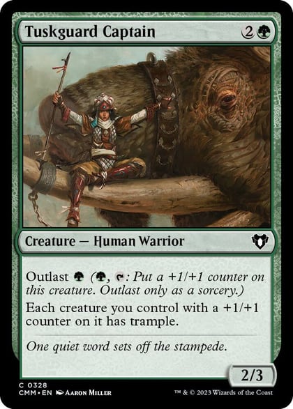 Tuskguard Captain, Commander Masters 328
