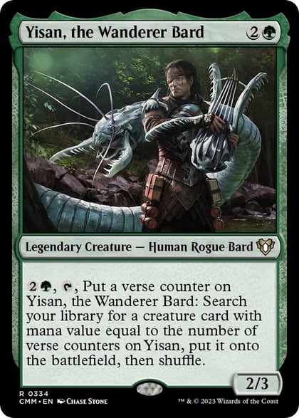 Yisan, the Wanderer Bard, Commander Masters 334