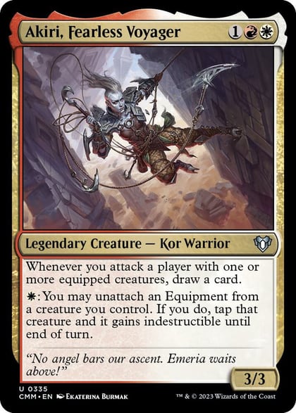 Akiri, Fearless Voyager, Commander Masters 335