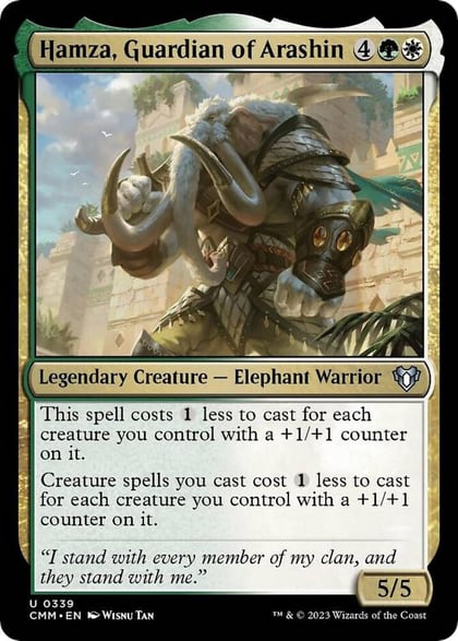 Hamza, Guardian of Arashin, Commander Masters 339