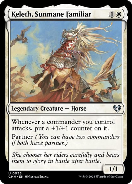 Keleth, Sunmane Familiar, Commander Masters 33