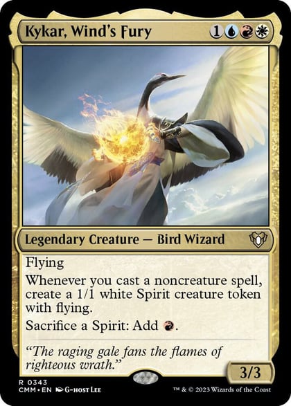 Kykar, Wind's Fury, Commander Masters 343