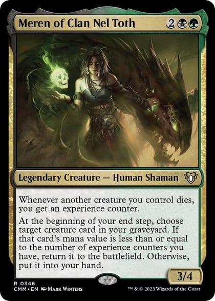 Meren of Clan Nel Toth, Commander Masters 346