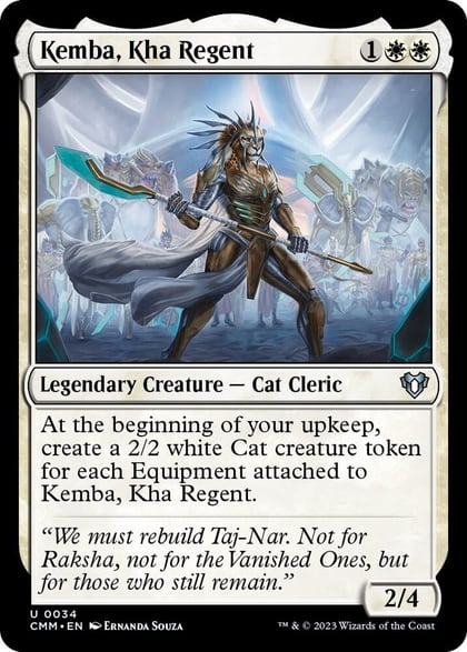 Kemba, Kha Regent, Commander Masters 34
