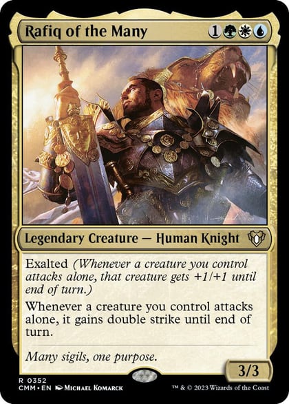Rafiq of the Many, Commander Masters 352