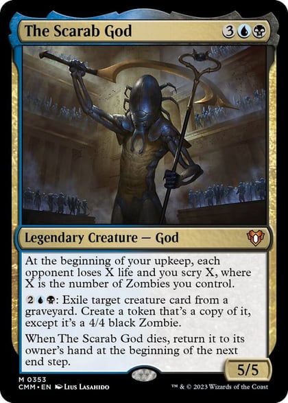 The Scarab God, Commander Masters 353