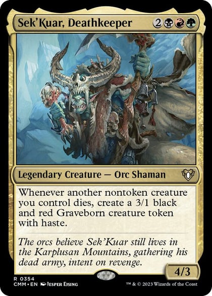 Sek'Kuar, Deathkeeper, Commander Masters 354