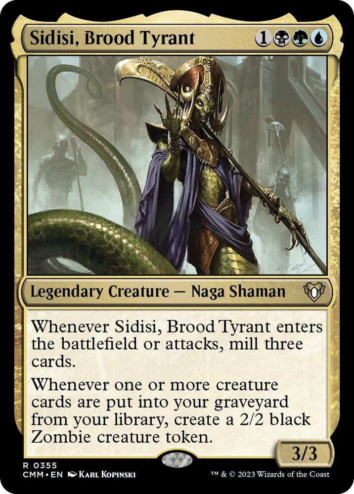 Sidisi, Brood Tyrant, Commander Masters 355