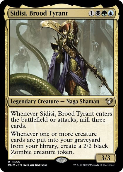 Sidisi, Brood Tyrant, Commander Masters 355