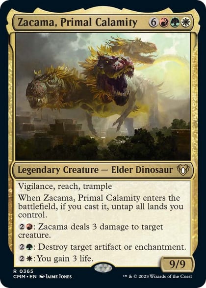 Zacama, Primal Calamity, Commander Masters 365