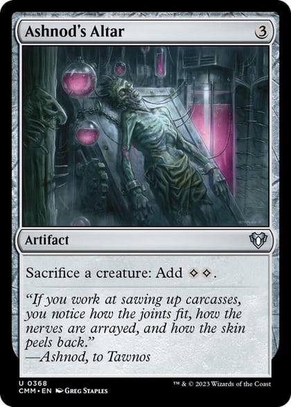 Ashnod's Altar, Commander Masters 368
