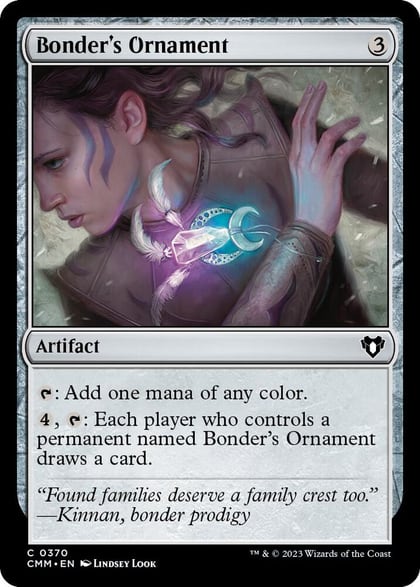 Bonder's Ornament, Commander Masters 370