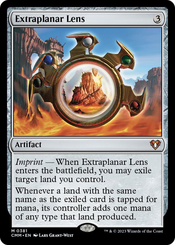 Extraplanar Lens, Commander Masters 381