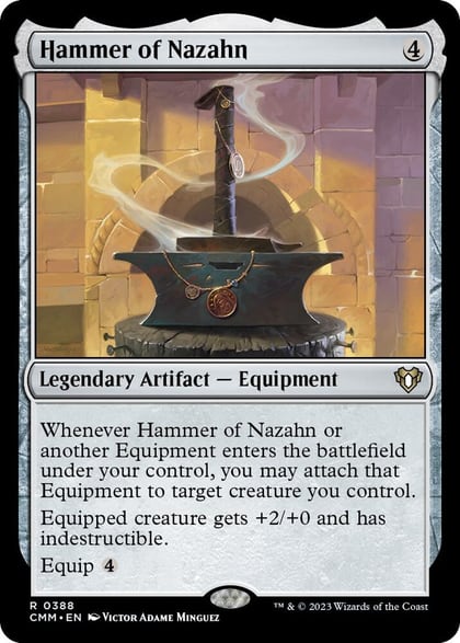 Hammer of Nazahn, Commander Masters 388