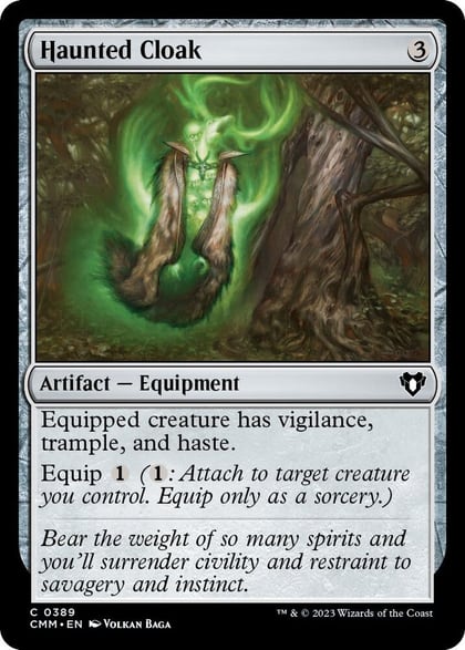 Haunted Cloak, Commander Masters 389