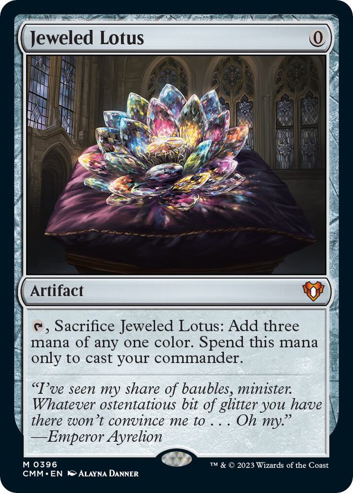 Jeweled Lotus, Commander Masters 396