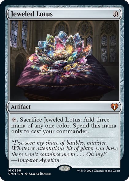 Jeweled Lotus, Commander Masters 396