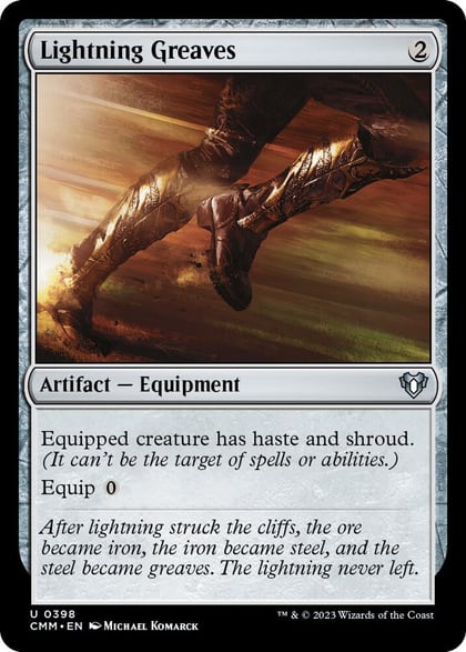 Lightning Greaves, Commander Masters 398