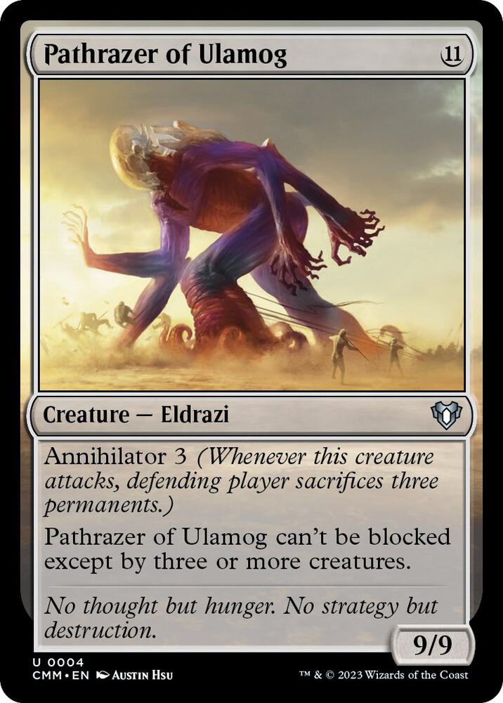 Pathrazer of Ulamog, Commander Masters 4