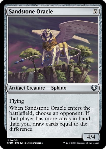 Sandstone Oracle, Commander Masters 406