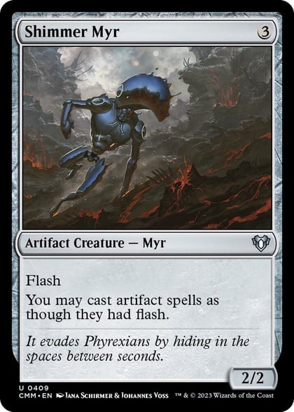 Shimmer Myr, Commander Masters 409