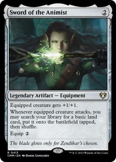 Sword of the Animist, Commander Masters 413