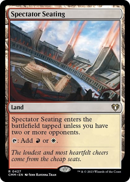 Spectator Seating, Commander Masters 427