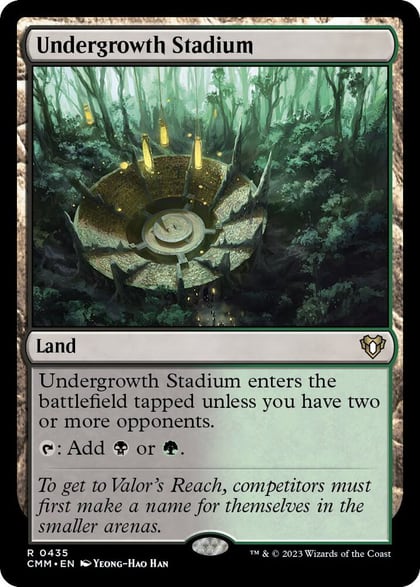 Undergrowth Stadium, Commander Masters 435