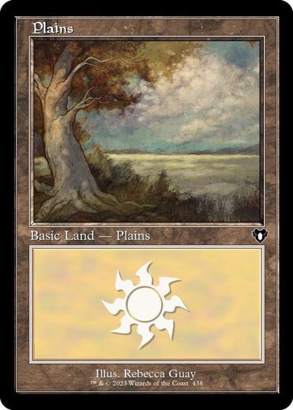 Plains (438) (Retro Frame), Commander Masters 438
