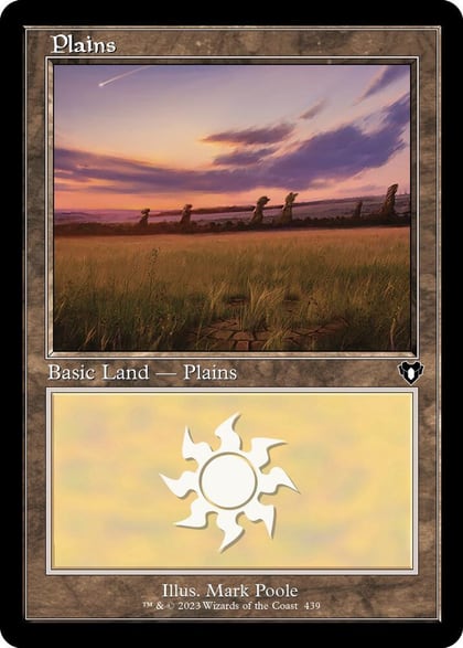 Plains (439) (Retro Frame), Commander Masters 439