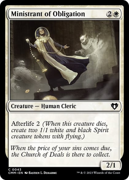Ministrant of Obligation, Commander Masters 43