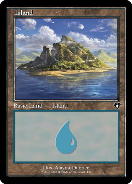 Island (440) (Retro Frame), Commander Masters 440