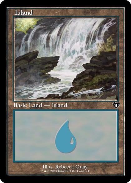 Island (441) (Retro Frame), Commander Masters 441