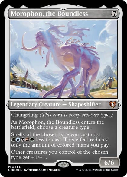 Morophon, the Boundless (Foil Etched), Commander Masters 453