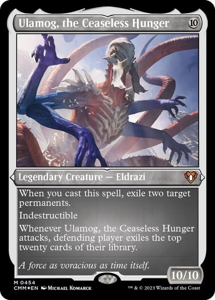 Ulamog, the Ceaseless Hunger (Foil Etched), Commander Masters 454