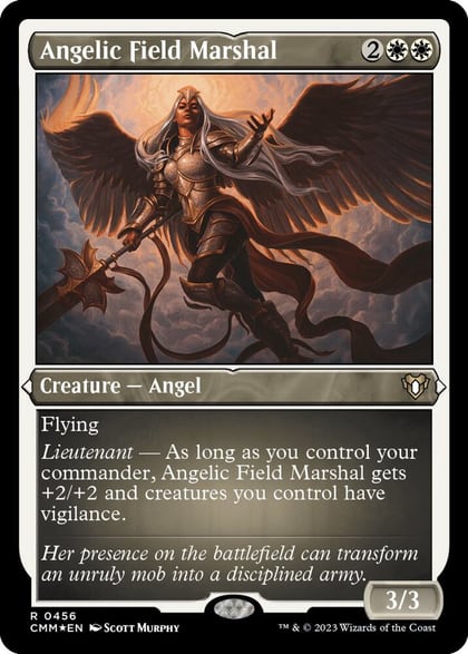 Angelic Field Marshal (Foil Etched), Commander Masters 456