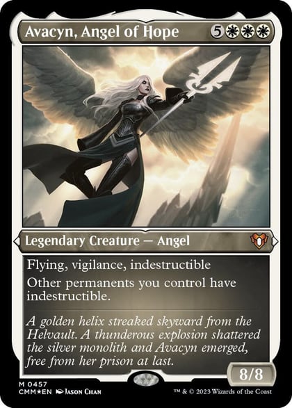 Avacyn, Angel of Hope (Foil Etched), Commander Masters 457