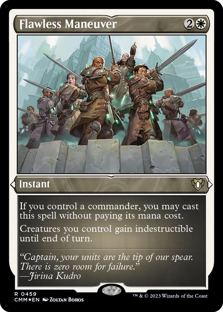 Flawless Maneuver (Foil Etched), Commander Masters 459