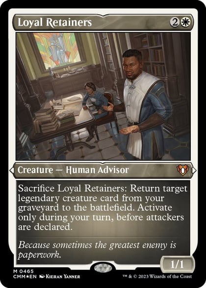 Loyal Retainers (Foil Etched), Commander Masters 465